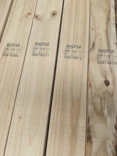 MGP10-treated pine, a termite-resistant choice for long-lasting structures.