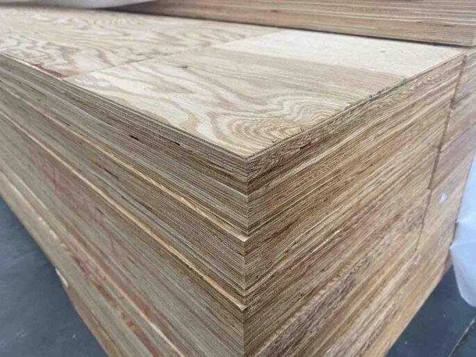 LVL (Laminated Veneer Lumber) is an engineered timber made by bonding thin wood veneers with strong adhesives.
