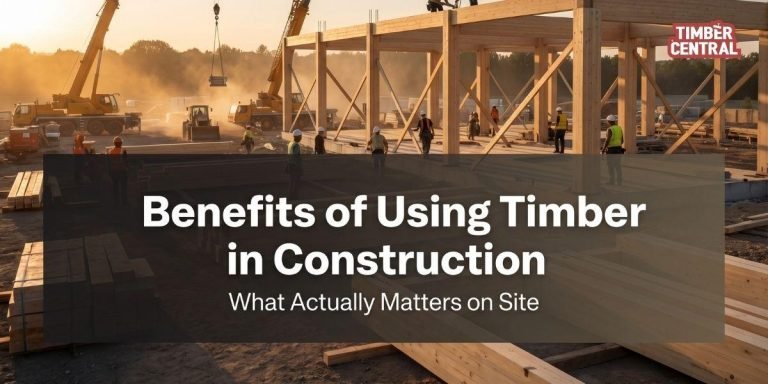 Benefits of Using Timber in Construction: What Actually Matters on Site