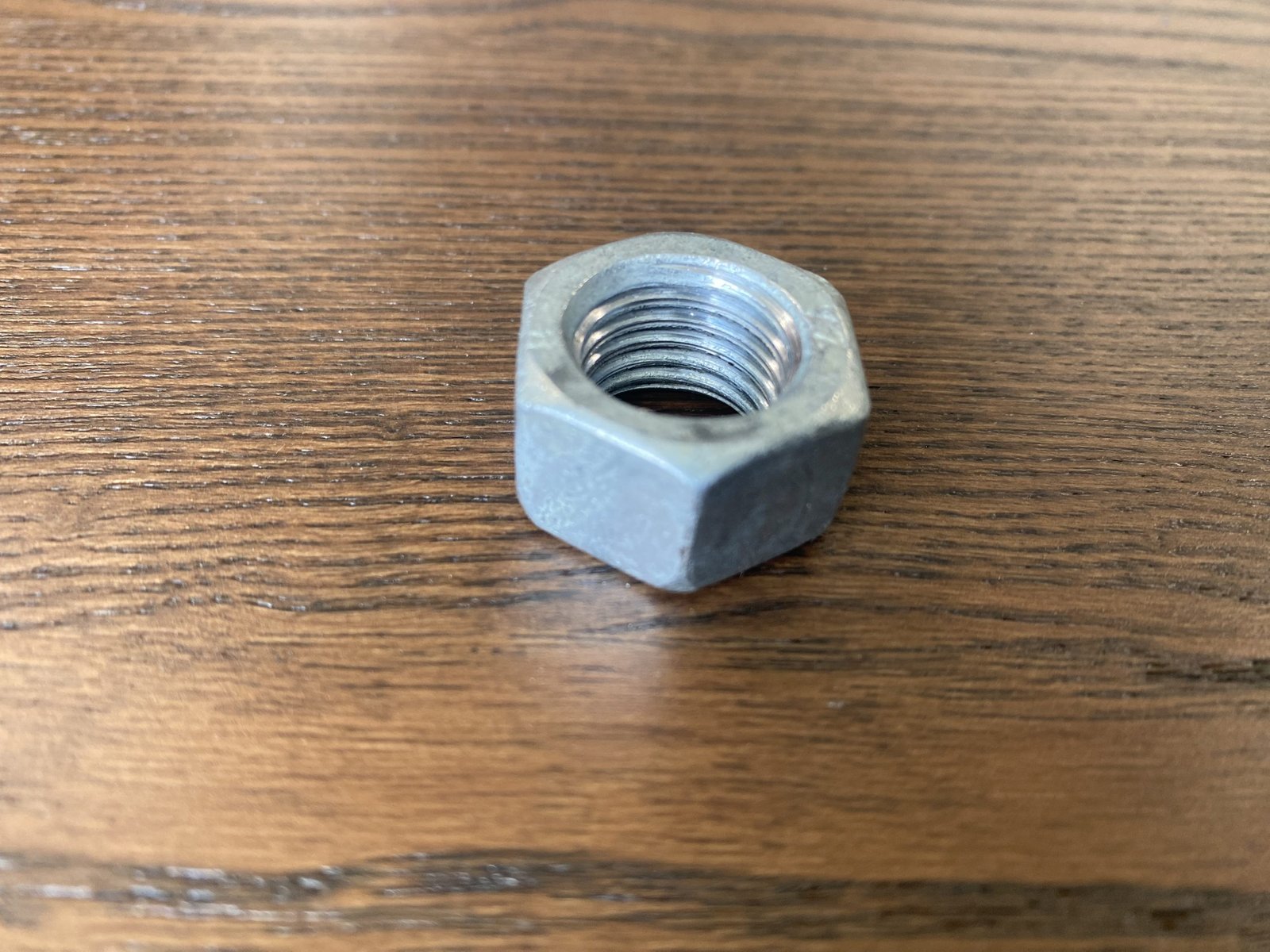 Hexagonal Nut M16 Metric Thread Galvanised - Image 4