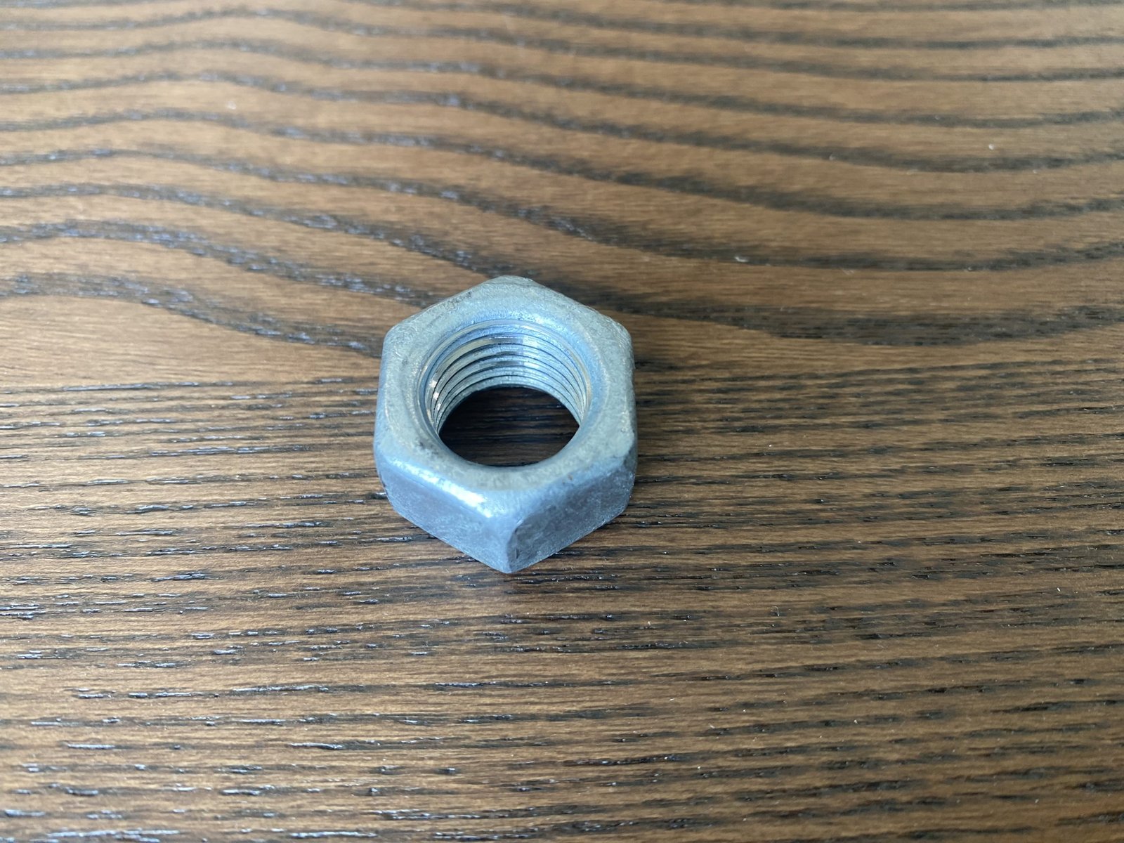 Hexagonal Nut M16 Metric Thread Galvanised - Image 2