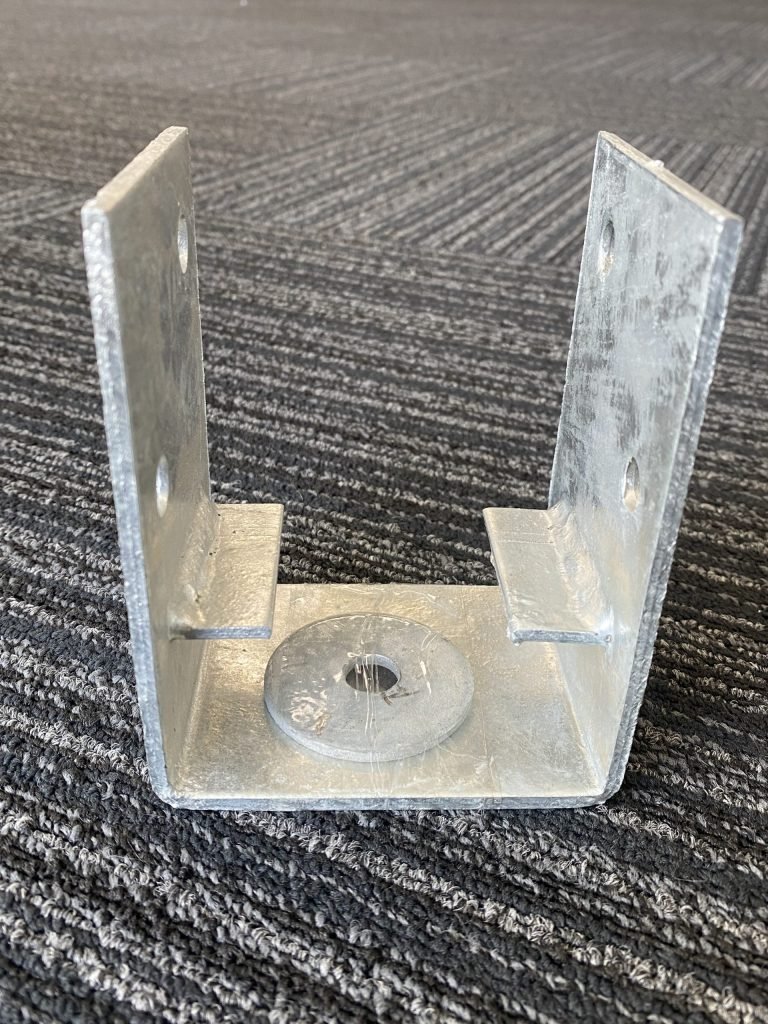 Bolt on Support Post U Shaped (100 mm)