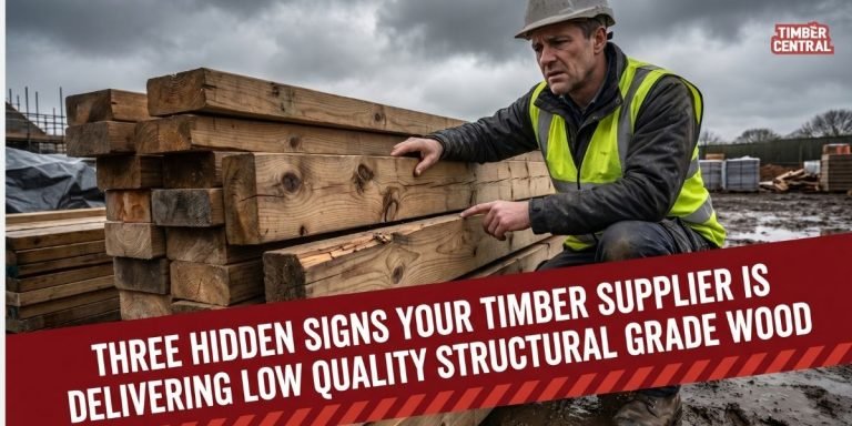 Three Hidden Signs Your Timber Supplier Is Delivering Low Quality Structural Grade Wood